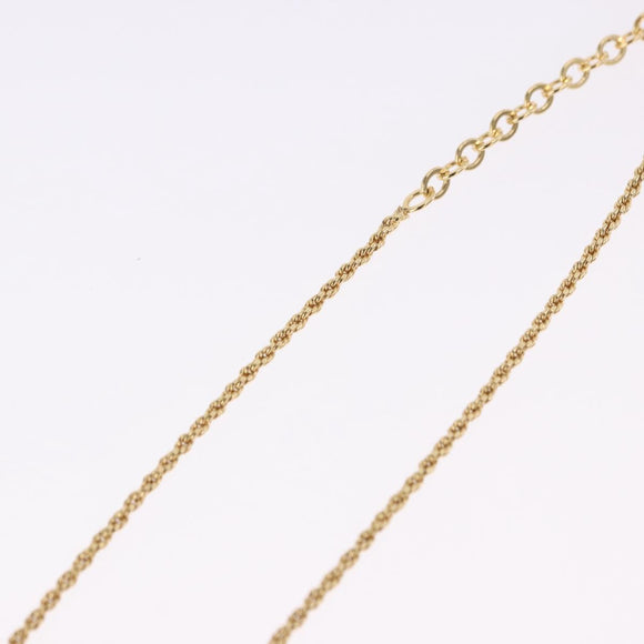 Christian Dior Necklace metal Gold Tone Auth 192162V