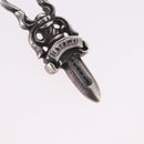 Chrome Hearts Dagger Charm Pendant Top Ag925 Silver Auth 192164M-5