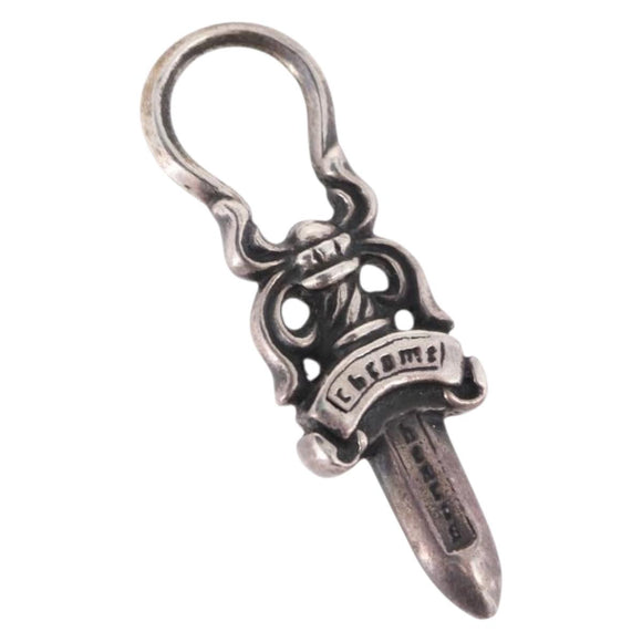 Chrome Hearts Dagger Charm Pendant Top Ag925 Silver Auth 192165M