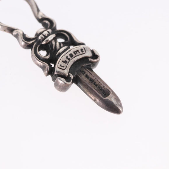 Chrome Hearts Dagger Charm Pendant Top Ag925 Silver Auth 192165M