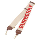 BURBERRY Shoulder Strap Canvas 36.2"" Beige Gold Auth 192166M-1