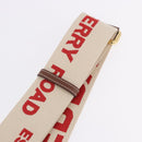 BURBERRY Shoulder Strap Canvas 36.2"" Beige Gold Auth 192166M-11
