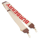 BURBERRY Shoulder Strap Canvas 36.2"" Beige Gold Auth 192166M-2