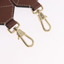 BURBERRY Shoulder Strap Canvas 36.2"" Beige Gold Auth 192166M-3