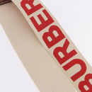 BURBERRY Shoulder Strap Canvas 36.2"" Beige Gold Auth 192166M-5