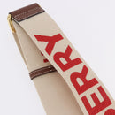 BURBERRY Shoulder Strap Canvas 36.2"" Beige Gold Auth 192166M-6