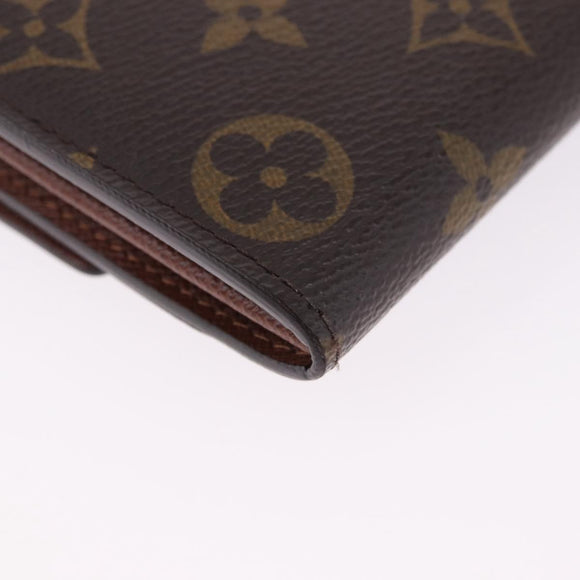 LOUIS VUITTON Monogram Portefeuille Sarah Long Wallet M61734 LV Auth 192167V