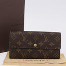 LOUIS VUITTON Monogram Portefeuille Sarah Long Wallet M61734 LV Auth 192167V-12
