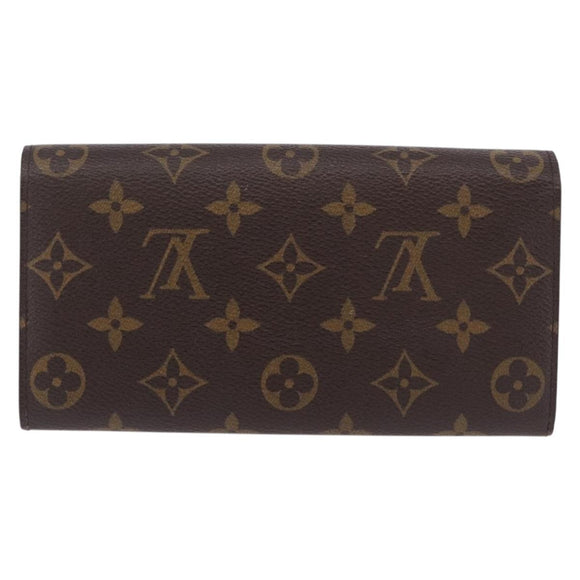 LOUIS VUITTON Monogram Portefeuille Sarah Long Wallet M61734 LV Auth 192167V