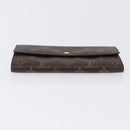 LOUIS VUITTON Monogram Portefeuille Sarah Long Wallet M61734 LV Auth 192167V-6
