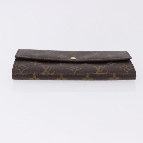 LOUIS VUITTON Monogram Portefeuille Sarah Long Wallet M61734 LV Auth 192167V