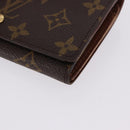 LOUIS VUITTON Monogram Porte Monnaie Billets Tresor Wallet M61730 Auth 192171A-14