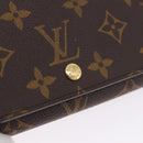 LOUIS VUITTON Monogram Porte Monnaie Billets Tresor Wallet M61730 Auth 192172V-17