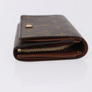 LOUIS VUITTON Monogram Porte Monnaie Billets Tresor Wallet M61730 Auth 192172V-3