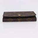 LOUIS VUITTON Monogram Porte Monnaie Billets Tresor Wallet M61730 Auth 192172V-6