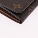 LOUIS VUITTON Monogram Porte Monnaie Billets Tresor Wallet M61730 Auth 192172V-7