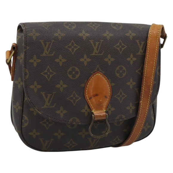 LOUIS VUITTON Monogram Saint Cloud GM Shoulder Bag M51242 LV Auth 192183