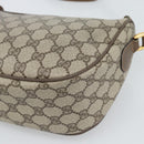 GUCCI GG Supreme Web Sherry Line Bag PVC Beige Gold 89 02 032 Auth 192195-16