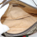 GUCCI GG Supreme Web Sherry Line Bag PVC Beige Gold 89 02 032 Auth 192195-10