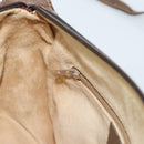 GUCCI GG Supreme Web Sherry Line Bag PVC Beige Gold 89 02 032 Auth 192195-21