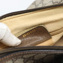 GUCCI GG Supreme Web Sherry Line Bag PVC Beige Gold 89 02 032 Auth 192195-12