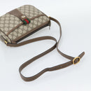 GUCCI GG Supreme Web Sherry Line Bag PVC Beige Gold 89 02 032 Auth 192195-7