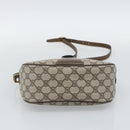 GUCCI GG Supreme Web Sherry Line Bag PVC Beige Gold 89 02 032 Auth 192195-5