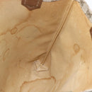 GUCCI GG Supreme Web Sherry Line Tote Bag PVC Beige Gold Auth 192197-17