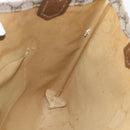 GUCCI GG Supreme Web Sherry Line Tote Bag PVC Beige Gold Auth 192197-18