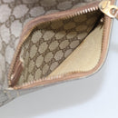 GUCCI GG Supreme Web Sherry Line Tote Bag PVC Beige Gold Auth 192197-12