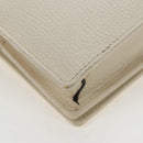 GUCCI Soho Chain Bag Leather Outlet White Gold 598211 493075 Auth 192199V-19