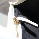 GUCCI Soho Chain Bag Leather Outlet White Gold 598211 493075 Auth 192199V-27