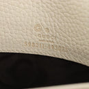 GUCCI Soho Chain Bag Leather Outlet White Gold 598211 493075 Auth 192199V-11