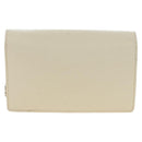 GUCCI Soho Chain Bag Leather Outlet White Gold 598211 493075 Auth 192199V-4