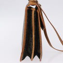 Christian Dior Trotter Canvas Hand Bag PVC 2way Navy Gold Auth 192200-5