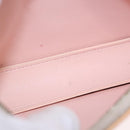LOUIS VUITTON Vernis Lexington Pouch Marshmallow Pink M91057 LV Auth 192204-10