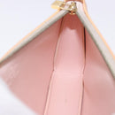 LOUIS VUITTON Vernis Lexington Pouch Marshmallow Pink M91057 LV Auth 192204-17