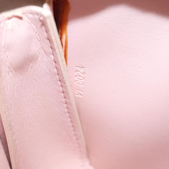 LOUIS VUITTON Vernis Lexington Pouch Marshmallow Pink M91057 LV Auth 192204
