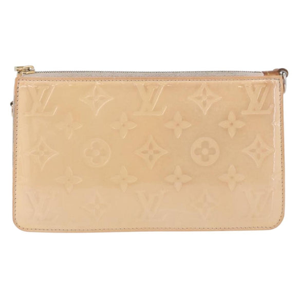 LOUIS VUITTON Vernis Lexington Pouch Marshmallow Pink M91057 LV Auth 192204