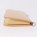 LOUIS VUITTON Vernis Lexington Pouch Marshmallow Pink M91057 LV Auth 192204-3