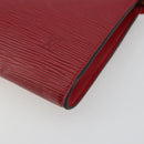 LOUIS VUITTON Epi Pochette Accessoires Pouch Red M52947 LV Auth 192205A-9