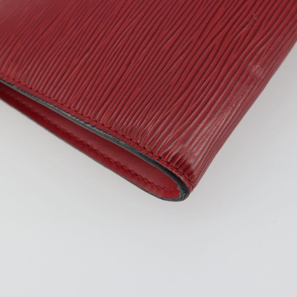LOUIS VUITTON Epi Pochette Accessoires Pouch Red M52947 LV Auth 192205A