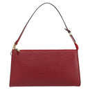 LOUIS VUITTON Epi Pochette Accessoires Pouch Red M52947 LV Auth 192205A-13