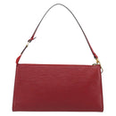 LOUIS VUITTON Epi Pochette Accessoires Pouch Red M52947 LV Auth 192205A-2