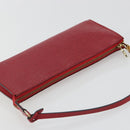LOUIS VUITTON Epi Pochette Accessoires Pouch Red M52947 LV Auth 192205A-6