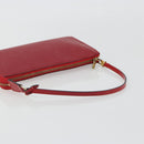 LOUIS VUITTON Epi Pochette Accessoires Pouch Red M52947 LV Auth 192205A-7