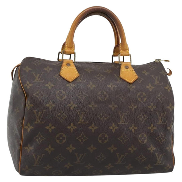 LOUIS VUITTON Monogram Speedy 30 Hand Bag M41526 LV Auth 192207