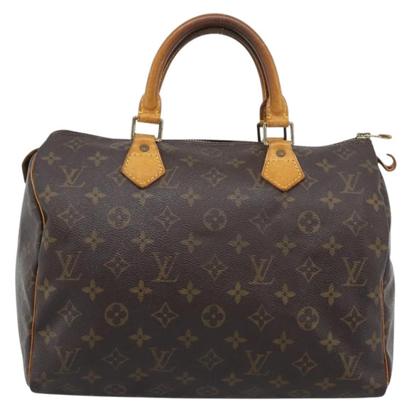 LOUIS VUITTON Monogram Speedy 30 Hand Bag M41526 LV Auth 192207