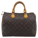 LOUIS VUITTON Monogram Speedy 30 Hand Bag M41526 LV Auth 192207-2