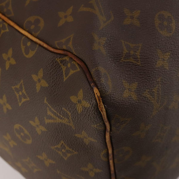 LOUIS VUITTON Monogram Sac Souple 55 Boston Bag M41622 LV Auth 192208